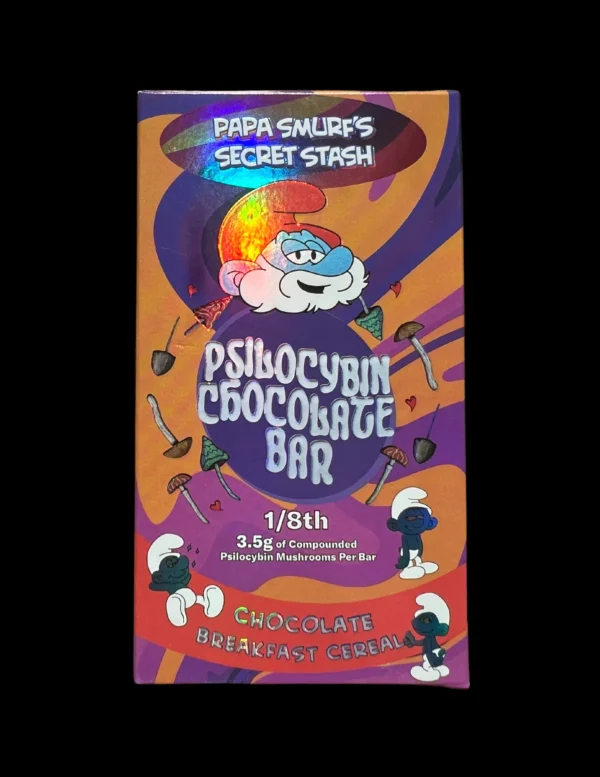 Papa Smurf's Secret Stash Shroom Bar - Reeses 3.5G